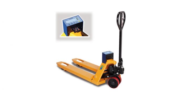 Hand pallet truck with weighing system